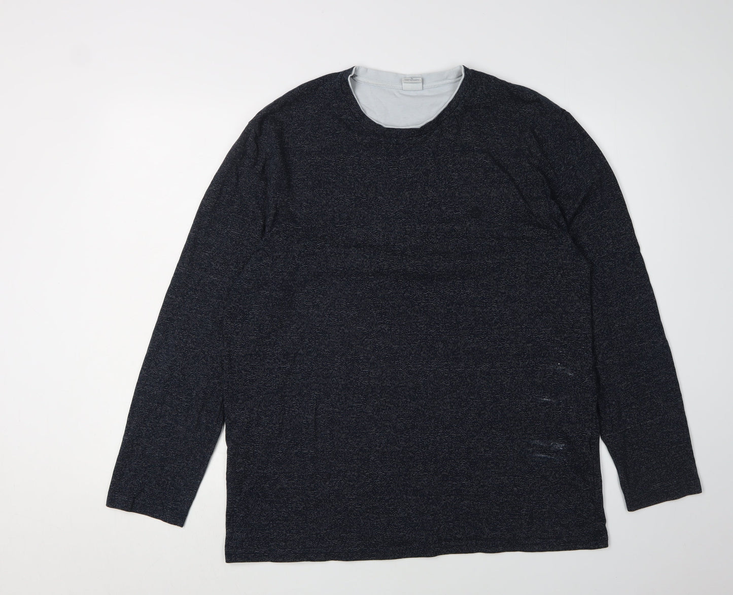 Springfield Men's Long Sleeve Black T-Shirt L