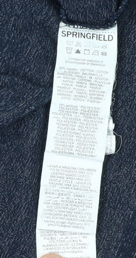 Springfield Men's Long Sleeve Black T-Shirt L