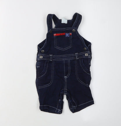 Korango Unisex Baby Blue Dungaree 6-9 Months