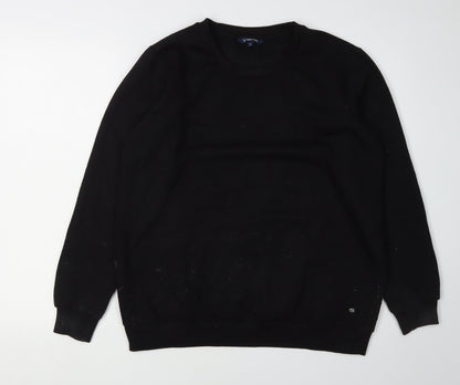 Allen Solly Black Unisex Sweatshirt XL Casual Pullover