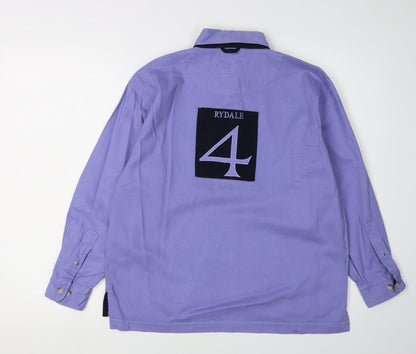 Rydale Boys Purple Long Sleeve Collared Shirt, Size 13