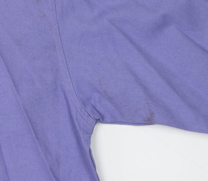 Rydale Boys Purple Long Sleeve Collared Shirt, Size 13