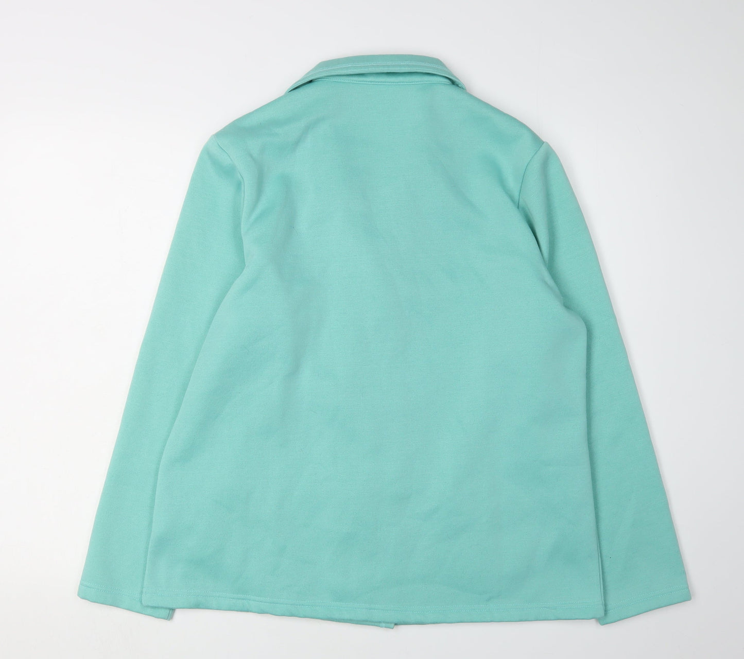 Damart Women's Green Shawl Blazer Size 14/16 Lined