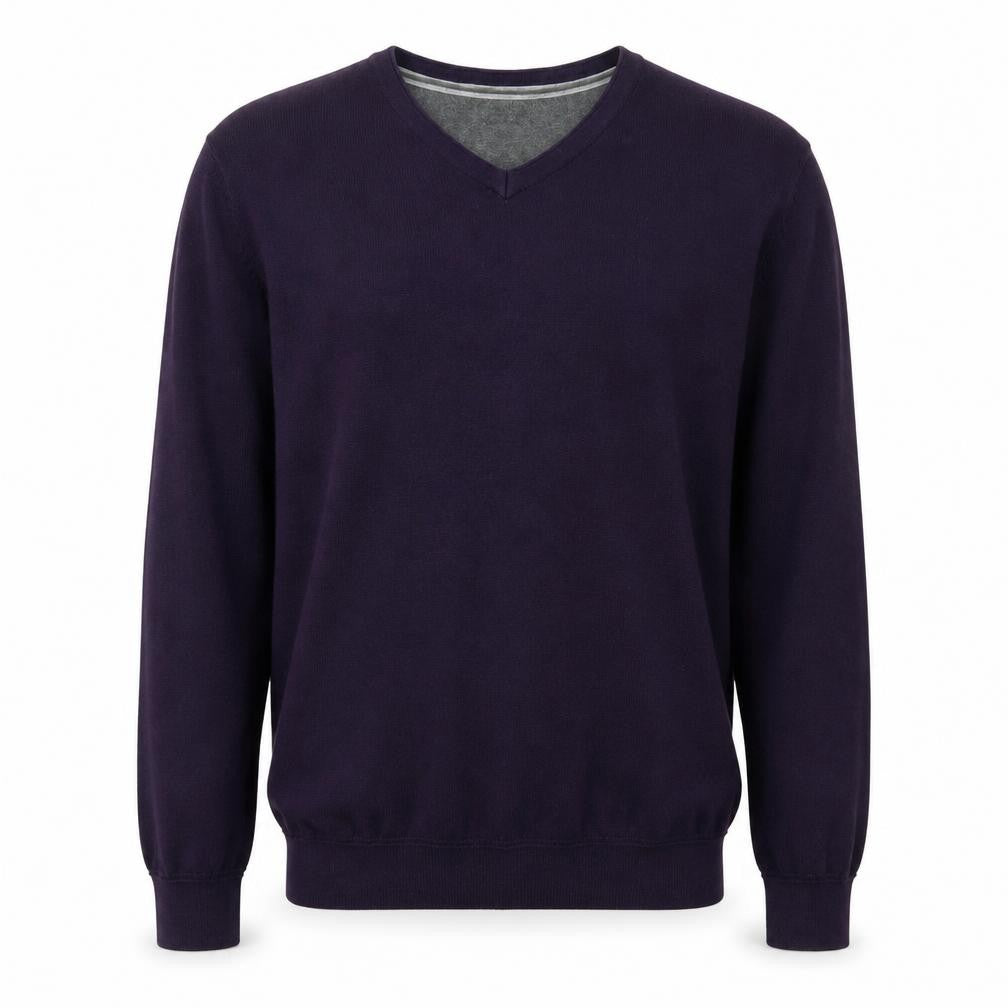 Mens UK Size L Debenhams Purple Pullover Jumper