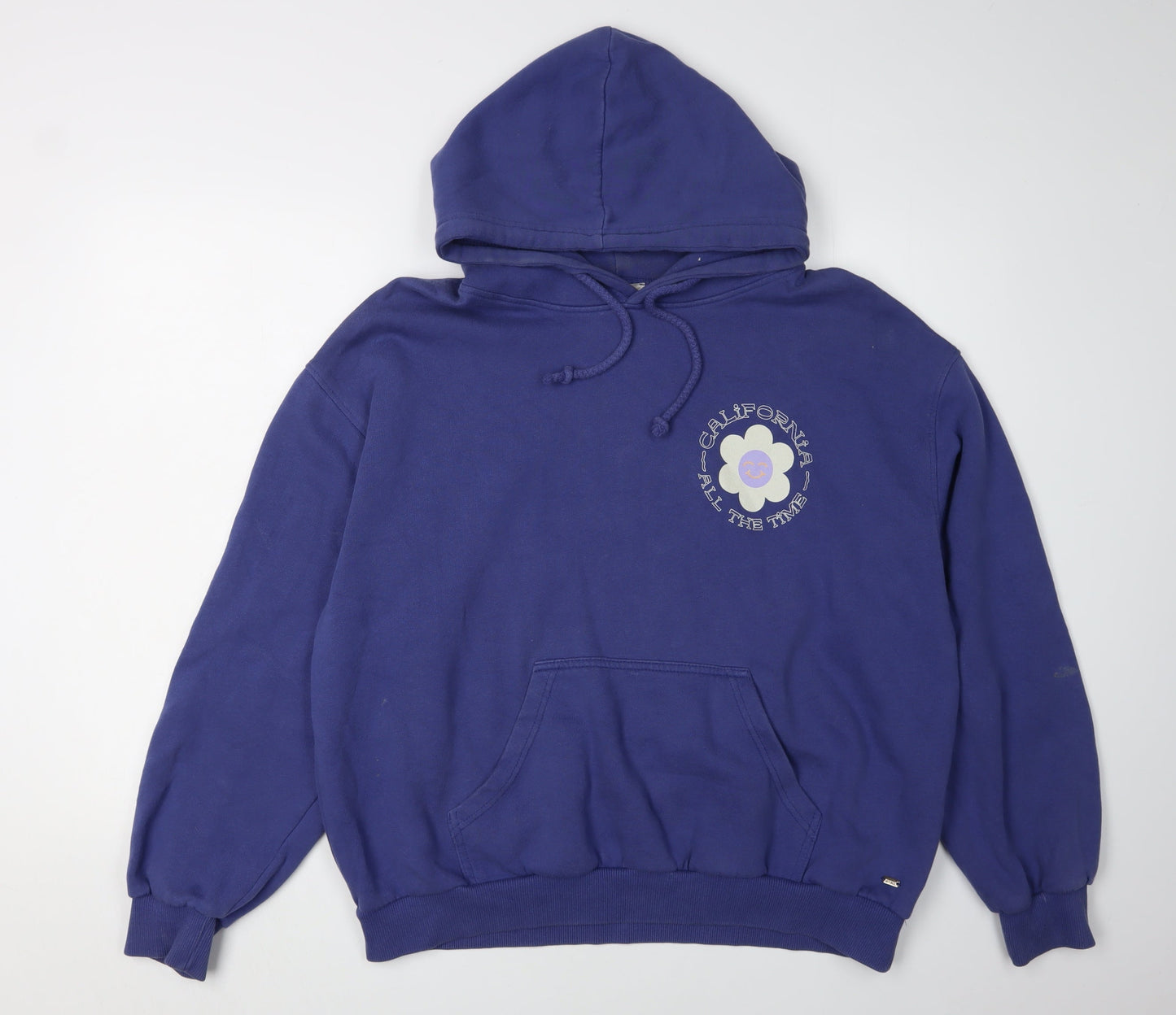 Teens UK Size 12 Pull&Bear Blue Pullover Hoodie