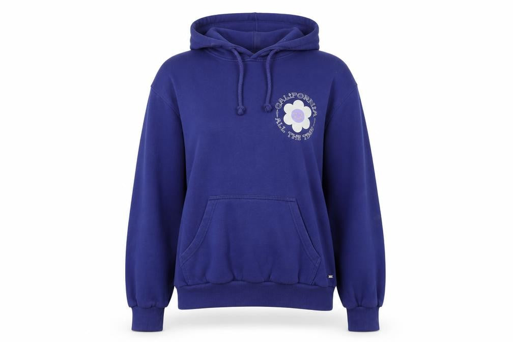 Teens UK Size 12 Pull&Bear Blue Pullover Hoodie