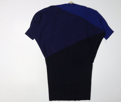 Phase Eight Women's Blue Colourblock Sheath Dress