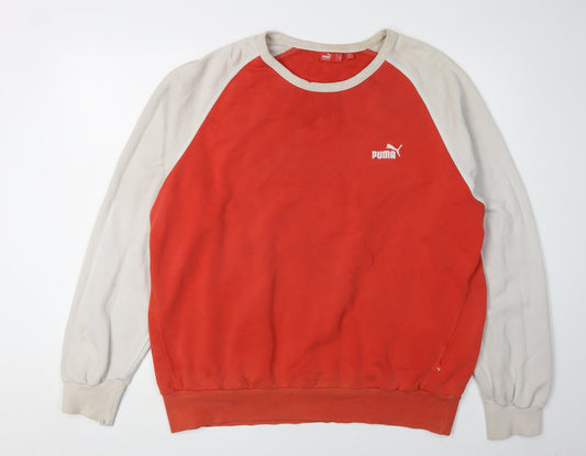 Mens UK Size XL PUMA Multicoloured Pullover Sweatshirt
