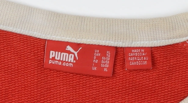Mens UK Size XL PUMA Multicoloured Pullover Sweatshirt