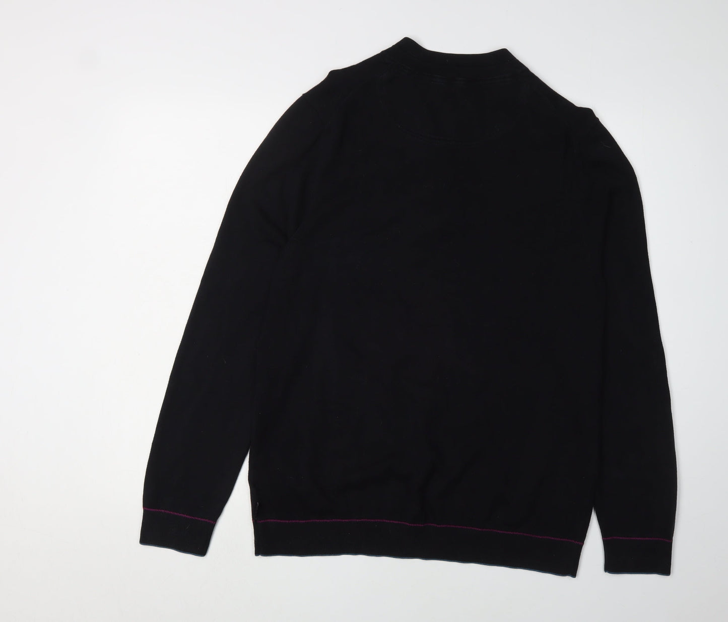 Ted Baker Men's Black Henley Jumper Size L