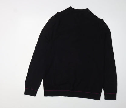 Ted Baker Men's Black Henley Jumper Size L