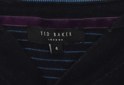 Ted Baker Men's Black Henley Jumper Size L