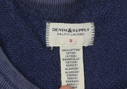 Denim & Supply Men's Blue Pullover Sweatshirt, Size S