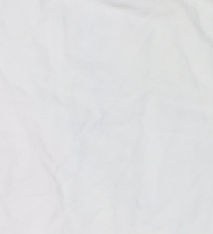 Barbie Womens White Logo Pullover Sweatshirt 16-18