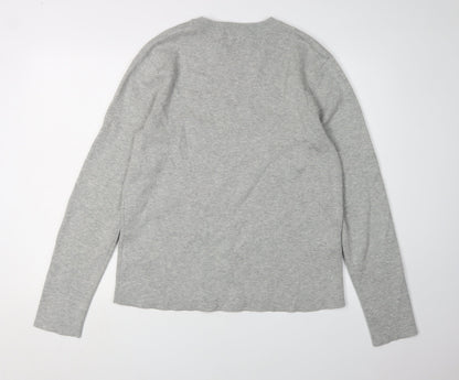 Topman Men's Grey Pullover Jumper Medium, Casual Comfort