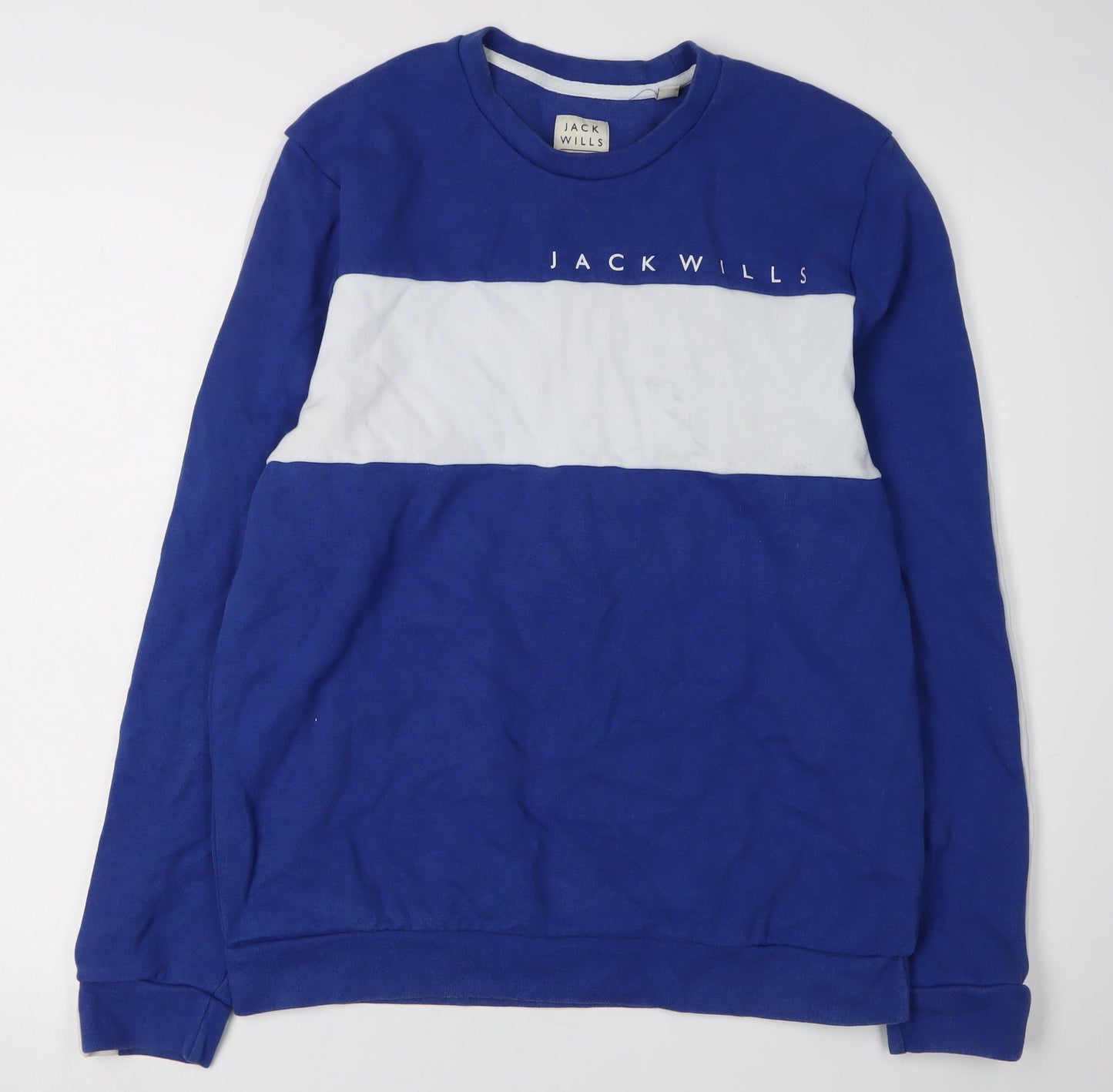 Mens UK Size M Jack Wills Blue Pullover Sweatshirt