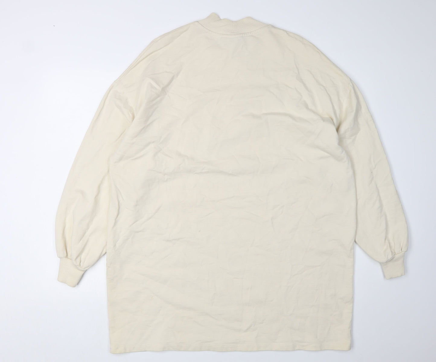 ASOS DESIGN Women's Ivory Graphic T-Shirt Dress, Size 8