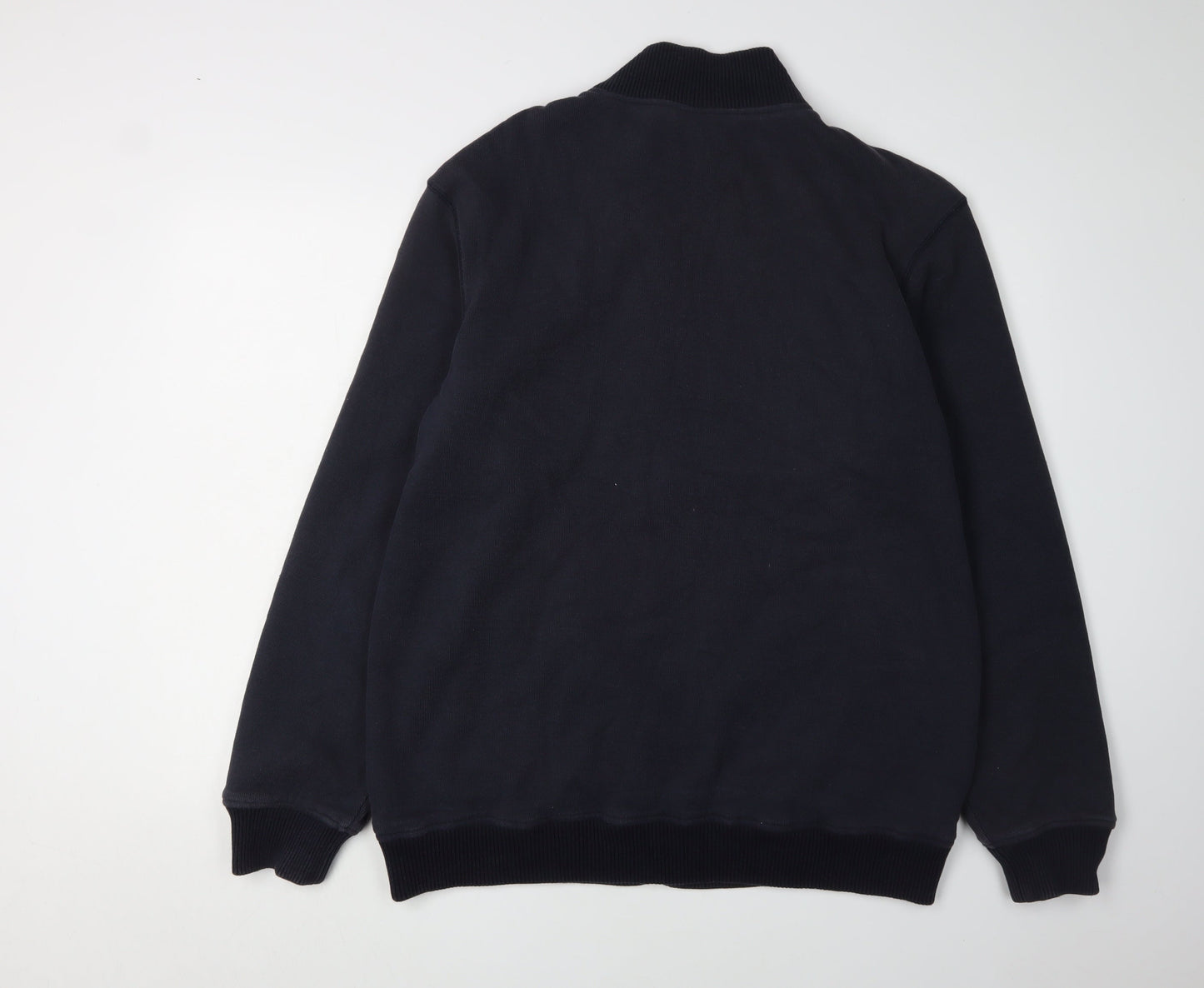 Mens UK Size XL Stone Bay Blue Full Zip Sweatshirt