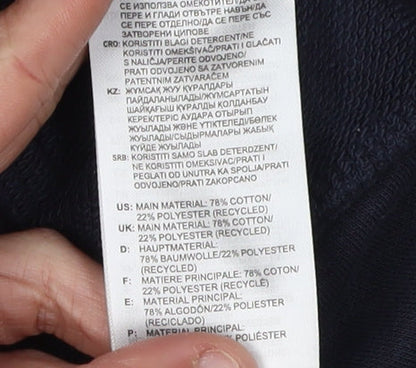 Adidas Women's Blue/Grey Full Zip Sweatshirt Size M