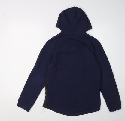 Puma Boys Blue Manchester City 1/2 Zip Hoodie 11-12 Yrs