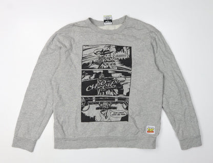Forever 21 Men's Grey Toy Story Graphic Sweatshirt M