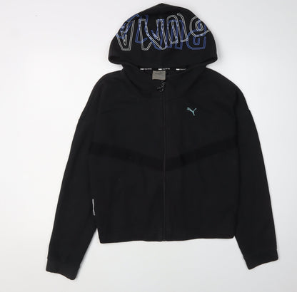 Puma Women's Black Full Zip Hoodie S