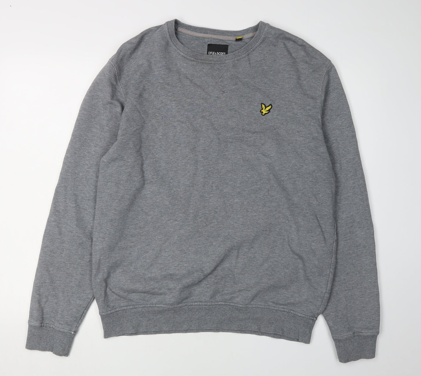 Mens UK Size L Lyle & Scott Grey Pullover Sweatshirt