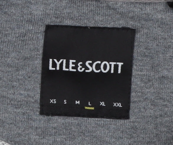 Mens UK Size L Lyle & Scott Grey Pullover Sweatshirt