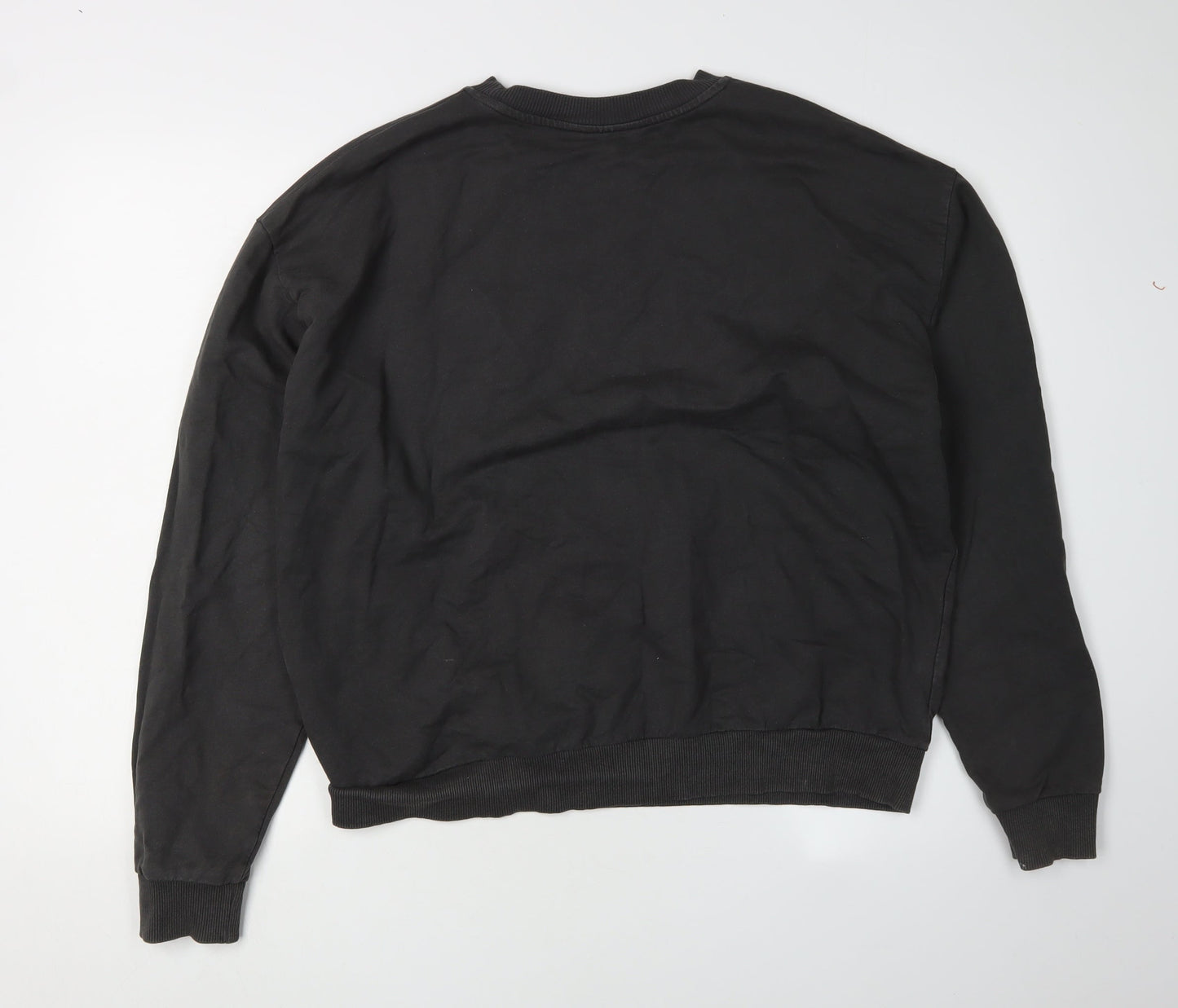 Womens UK Size 10 ASOS Design Black Pullover Sweatshirt