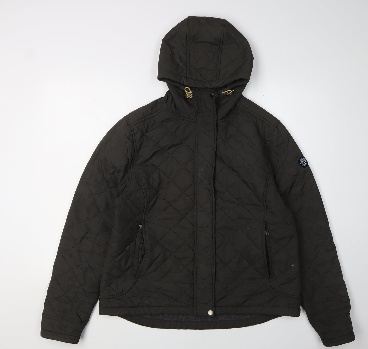 Womens UK Size 14 Tog Twenty Four Black Quilted Coat