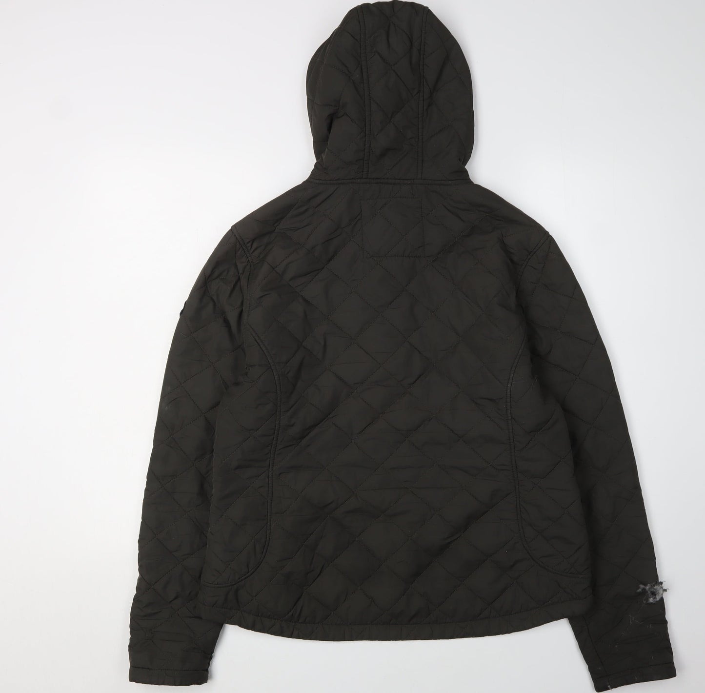 Womens UK Size 14 Tog Twenty Four Black Quilted Coat