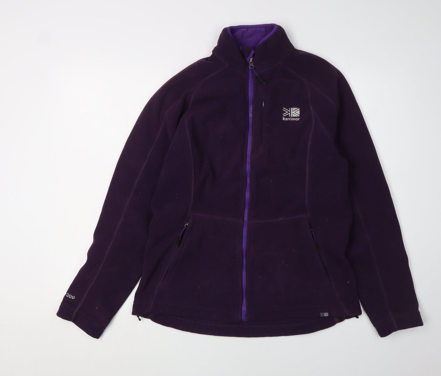 Karrimor Women's Purple Fleece Jacket, Size 12, Full Zip