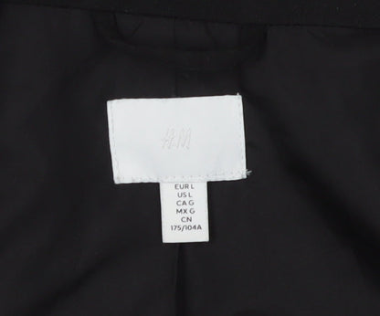 H&M Women's Black Regular Fit Blazer L