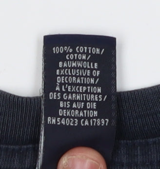 GAP Boys Black American Graphic T-Shirt 12 Years