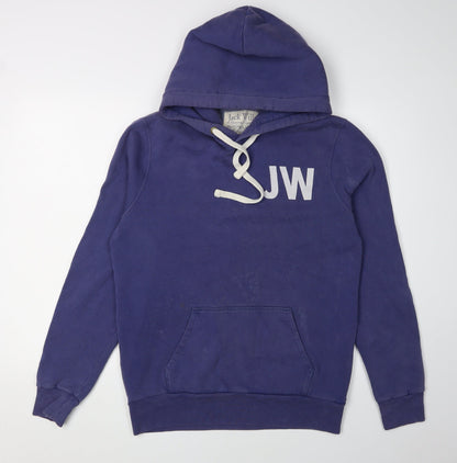 Mens UK Size S Jack Wills Blue Pullover Hoodie