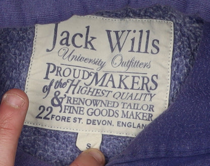 Mens UK Size S Jack Wills Blue Pullover Hoodie