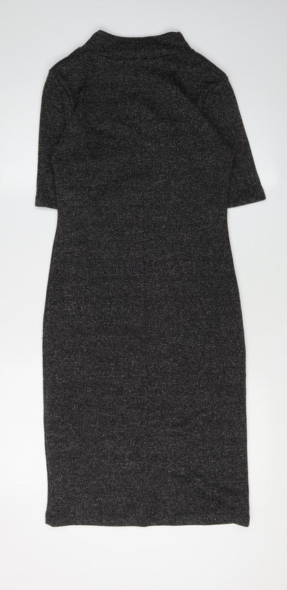 Next Women's Black Sheath Dress Size 10
