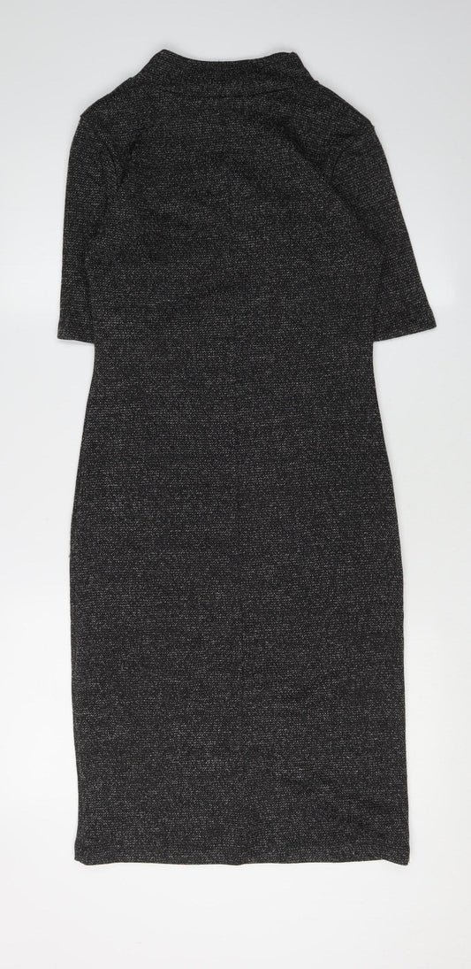 Next Women's Black Sheath Dress Size 10