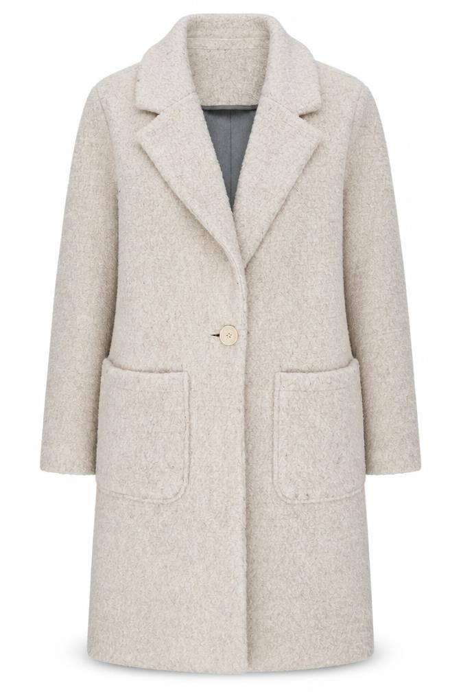 Womens UK Size 12 NEXT Beige Overcoat