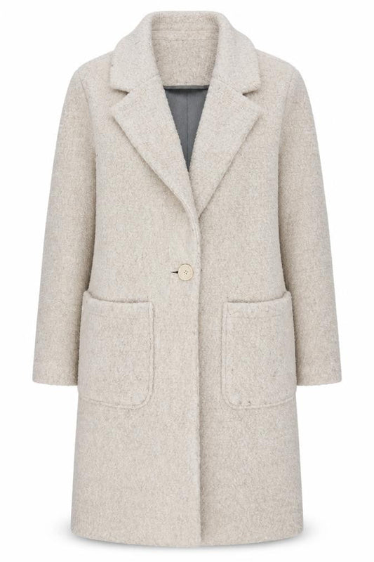 Womens UK Size 12 NEXT Beige Overcoat