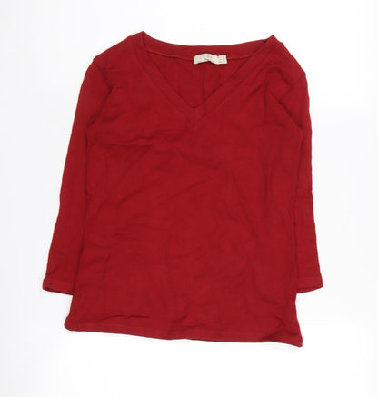 Womens UK Size 12 Zara Red Pullover Jumper