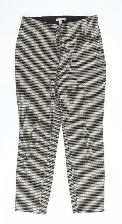 Womens UK Size M H&M Regular Fit Business Casual Black Trousers
