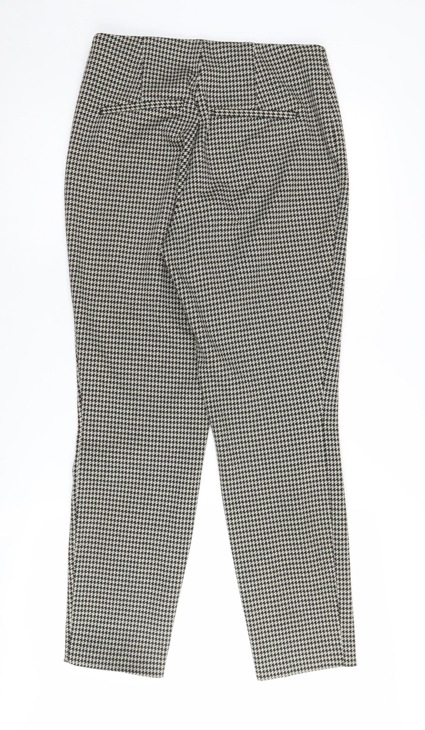 Womens UK Size M H&M Regular Fit Business Casual Black Trousers