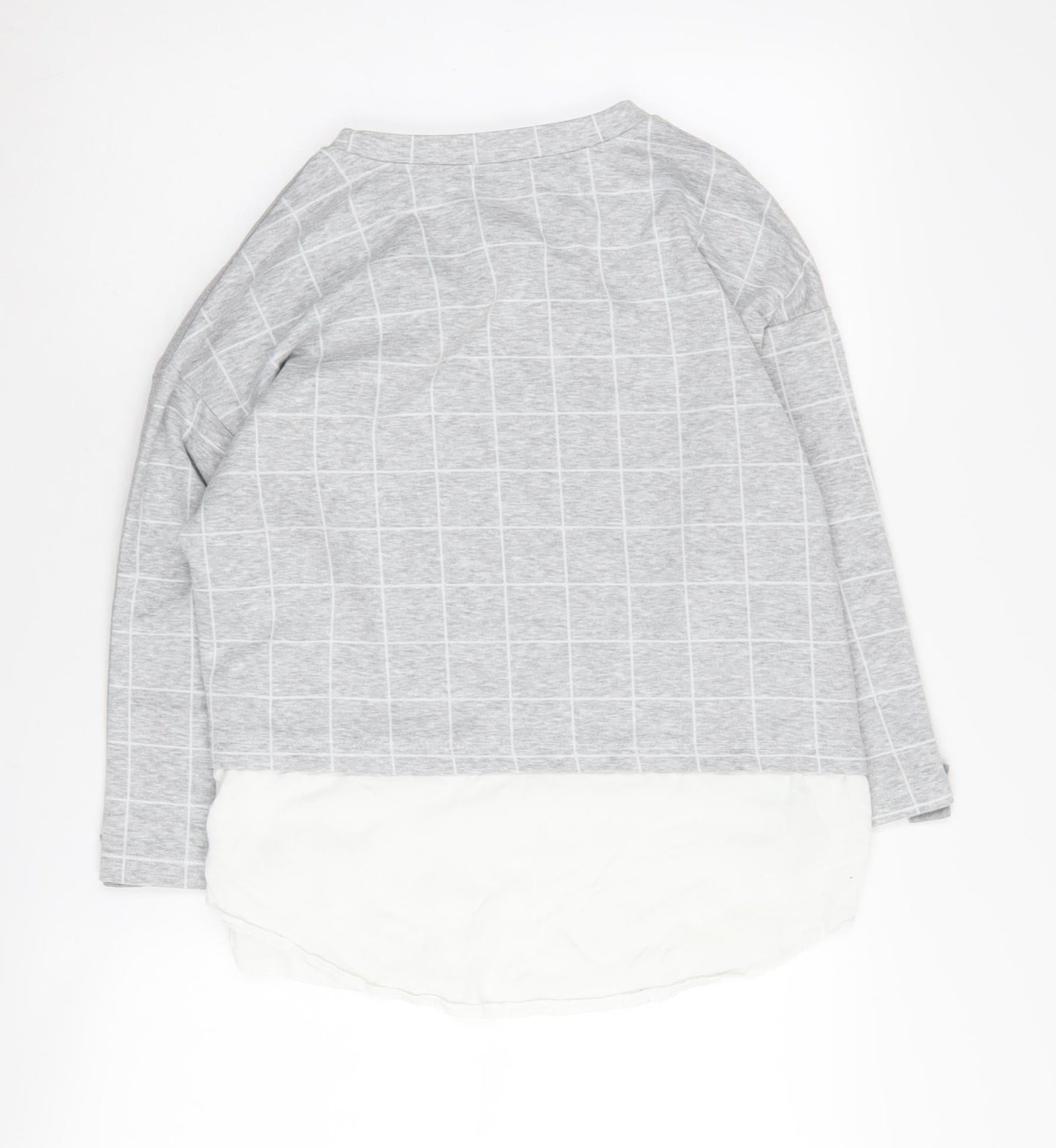 Womens UK Size 12 Stradivarius Grey Pullover Jumper
