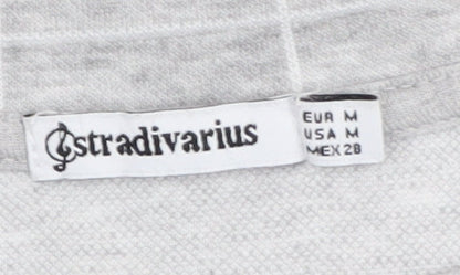 Womens UK Size 12 Stradivarius Grey Pullover Jumper