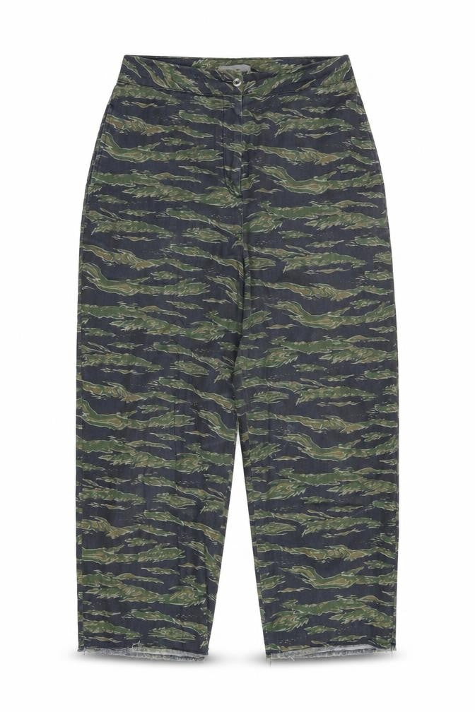 Womens UK Size 12 ASOS Relaxed Fit Casual Green Trousers