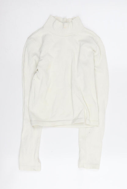 Womens UK Size 12 Zara Ivory Pullover Jumper