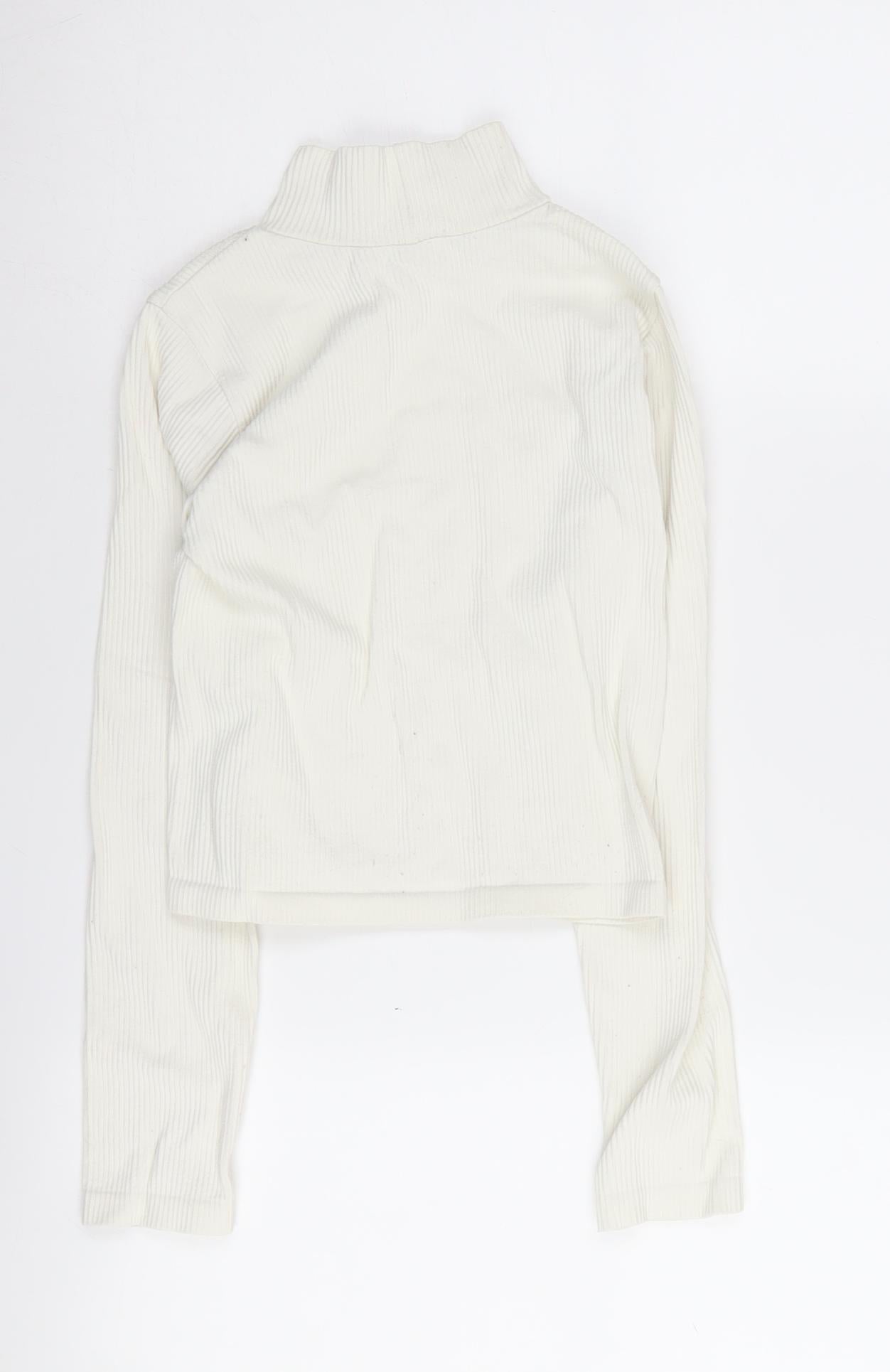 Womens UK Size 12 Zara Ivory Pullover Jumper