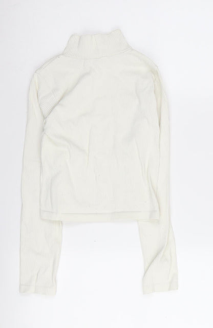 Womens UK Size 12 Zara Ivory Pullover Jumper