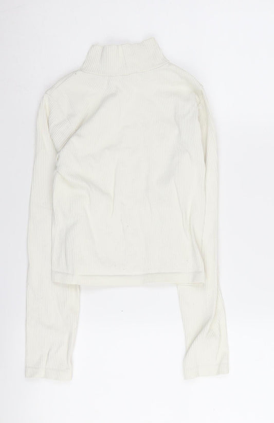 Womens UK Size 12 Zara Ivory Pullover Jumper